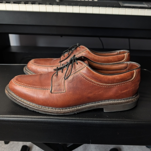 Allen Edmonds Wilbert Men’s 10.5 Leather Shoes Made in USA Brown Comfort Sole
